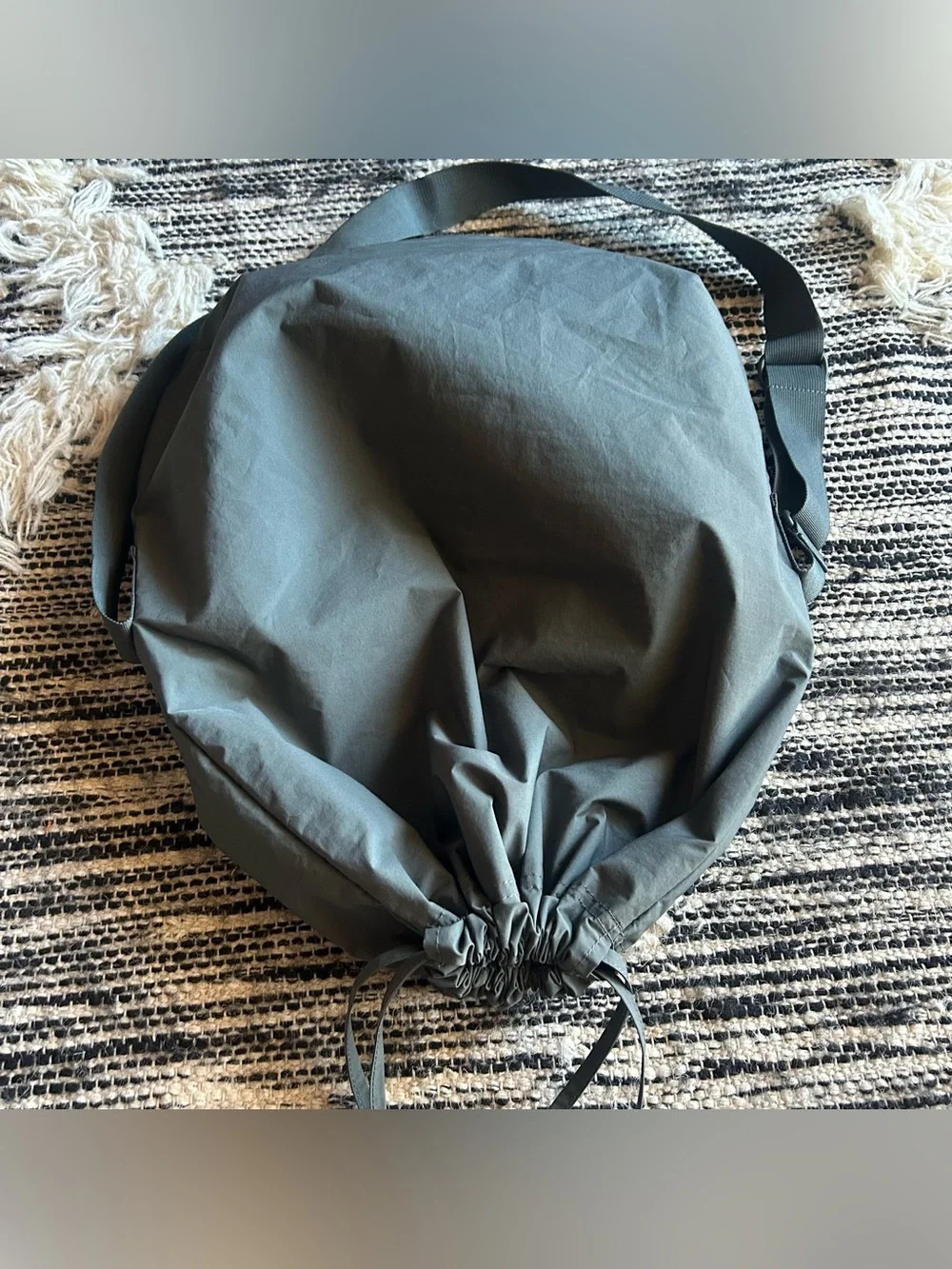 Uniqlo Large Drawstring Shoulder Bag